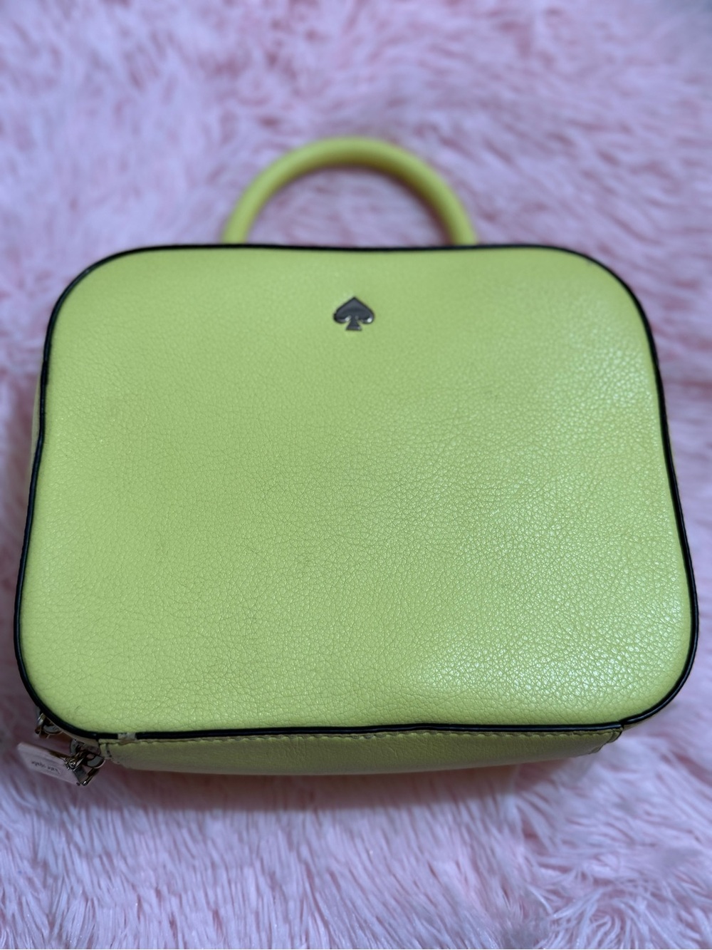 kate spade Lemon Yellow Leather crossbody